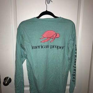 Pink turtle design shirt